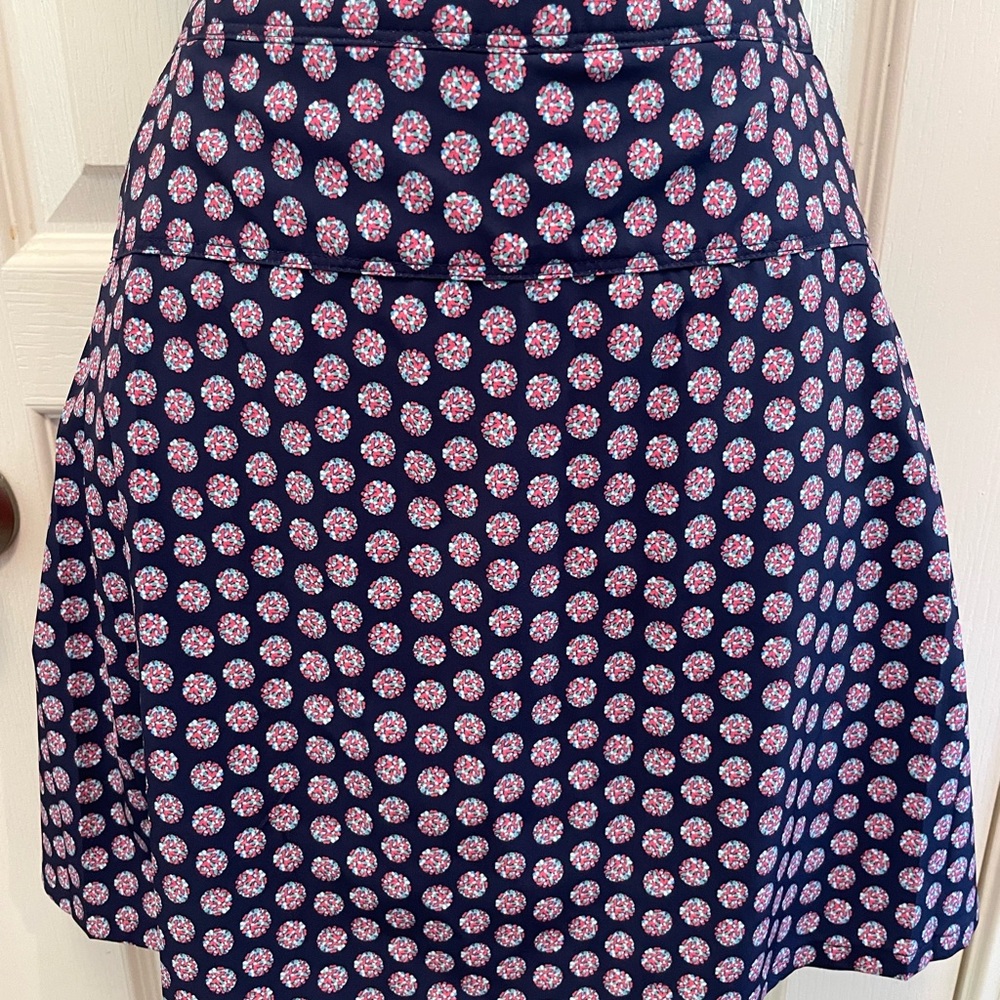NWT Crown & Ivy Pink And Navy Golf Skort
